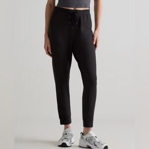 Quince SuperSoft Fleece Joggers - Black - Size Small